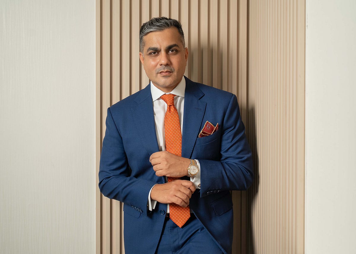 Madhur Kakkar photographed for his Authority Magazine interview