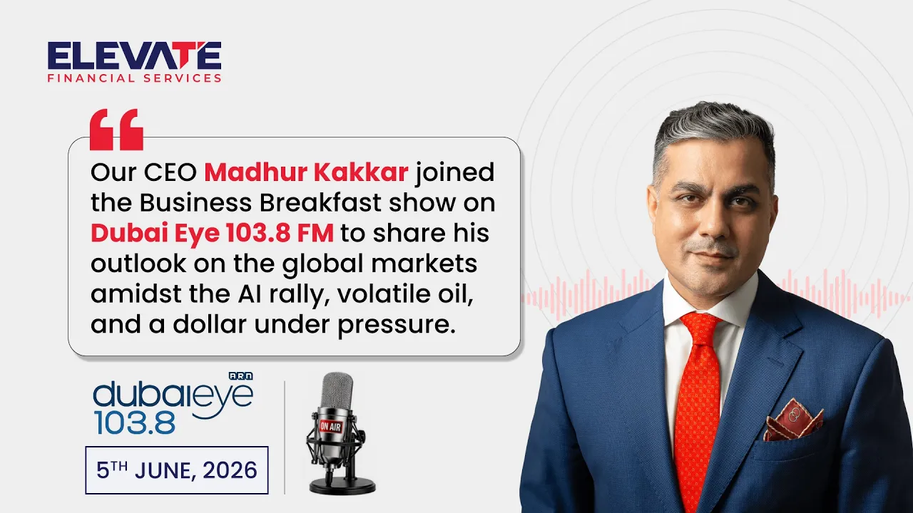 Madhur Kakkar on the Business Breakfast show, Dubai Eye 103.8