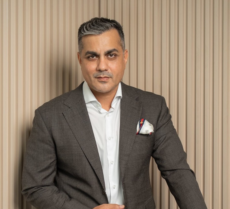 Madhur Kakkar photographed for Gulf Business on the Ana Emirati portfolio